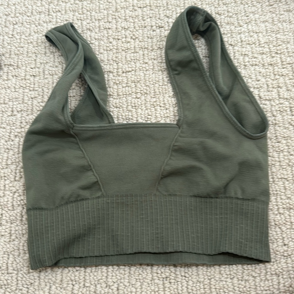 free people good karma square neck bra